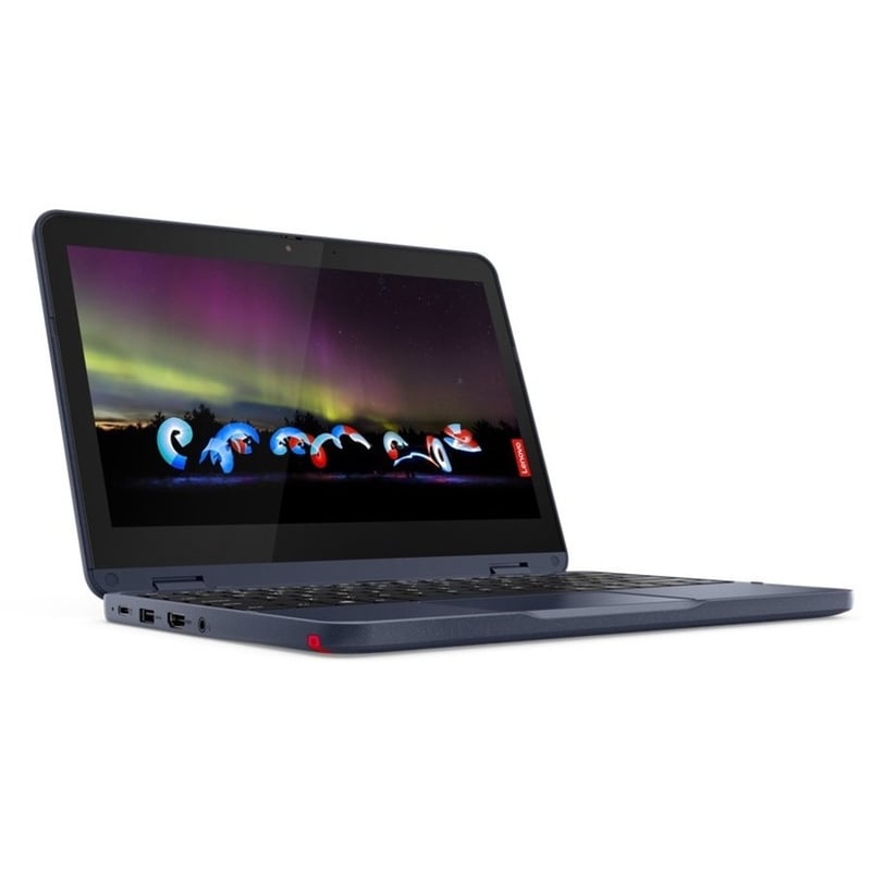 Lenovo 300w Gen 3 82J10020US 11.6" Touchscreen Convertible 2 in 1 Notebook - HD - 1366 x 768 - AMD 3015e Dual-core (2 Core) 1.20 GHz - 8 GB Total RAM - 128 GB SSD - Abyss Blue - Thumbnail 4