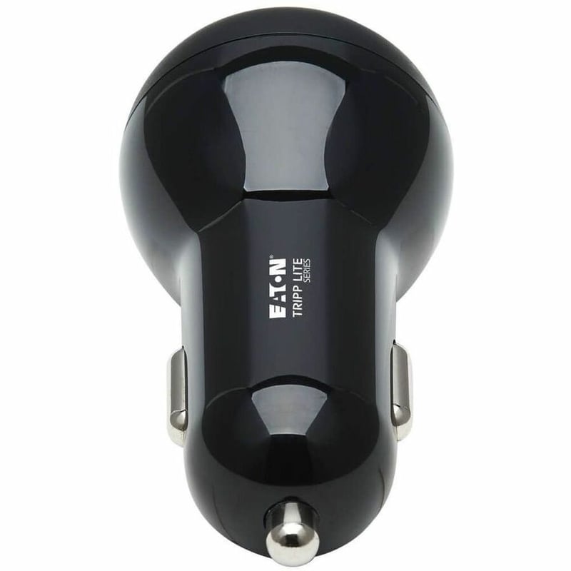 Tripp Lite by Eaton Dual-Port USB-C Car Charger with 45W PD Charging - USB-C (27W) USB-C (18W) Black - Thumbnail 5