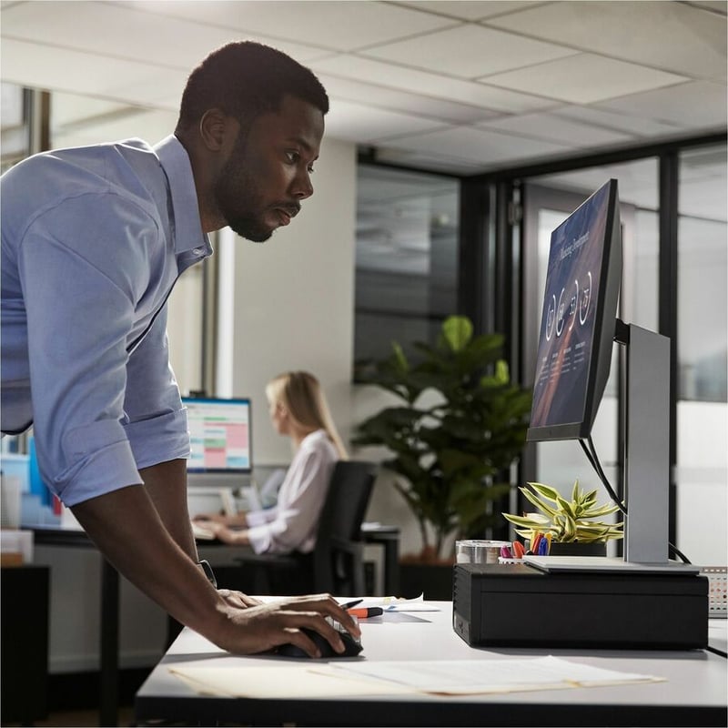 HP Pro 400 G9 Desktop Computer - Intel Core i7 13th Gen i7-13700 Hexadeca-core (16 Core) - 16 GB RAM DDR4 SDRAM - 512 GB M.2 PCI Express NVMe SSD - Small Form Factor - Thumbnail 3