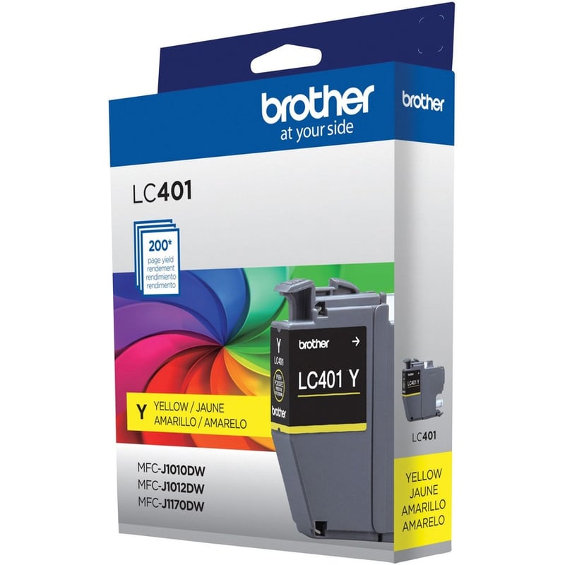 Brother LC401YS Original Standard Yield Inkjet Ink Cartridge - Single Pack - Yellow - 1 Pack - Thumbnail 4