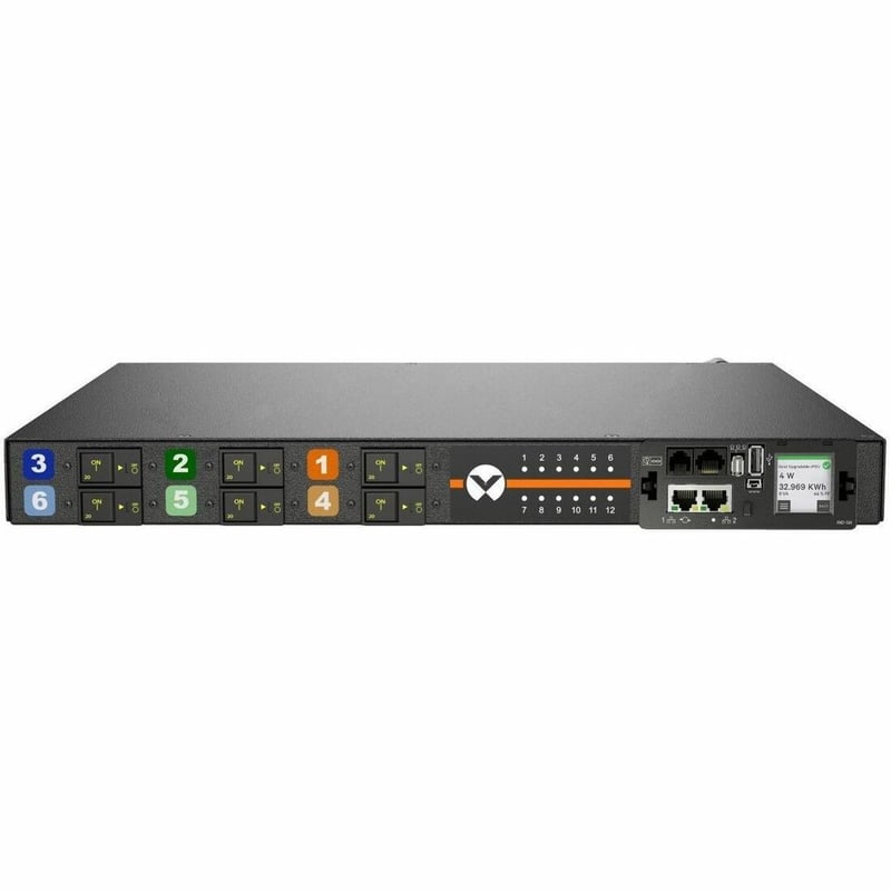 Vertiv Geist rPDU MNU5M1R6-12CF13-3TL56A0H10-S 12-Outlets PDU - Thumbnail 1