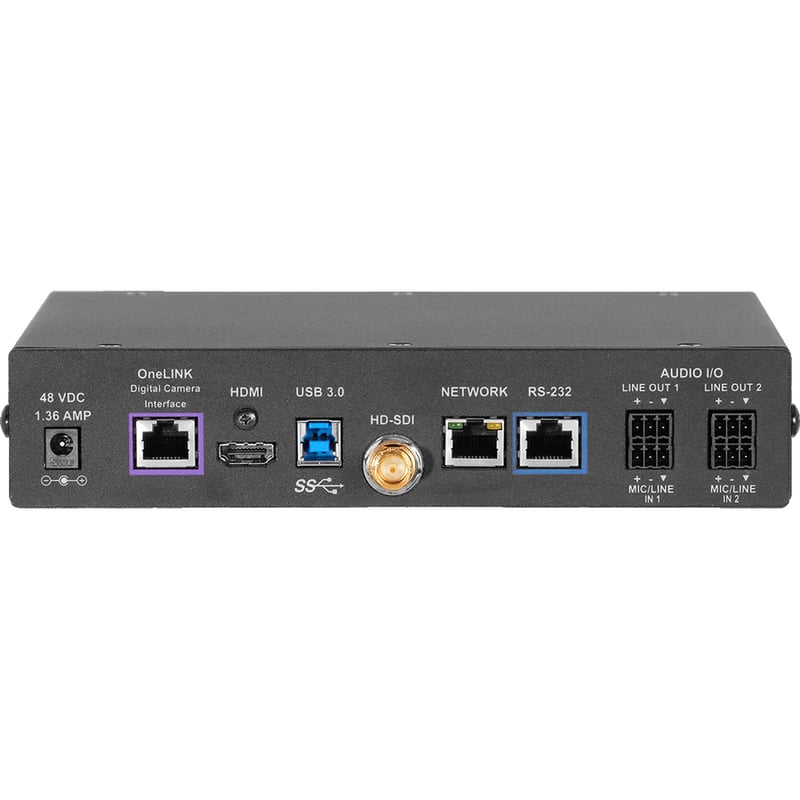 Vaddio RoboSHOT Video Conferencing Camera - 60 fps - Black, Silver - HDMI - Thumbnail 2