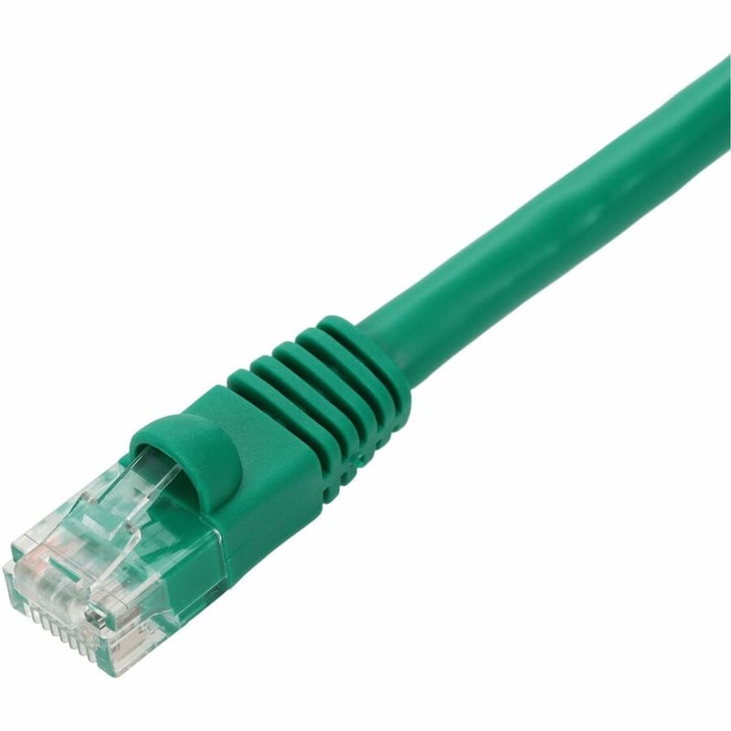 AddOn 4ft Green CAT 6A Plenum-Rated Ethernet Cable Snagless Bubble Boot RJ-45 M/M - Thumbnail 2