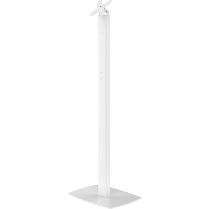 CTA Digital Premium Thin Profile Floor stand with VESA plate and Base (White) - Thumbnail 1