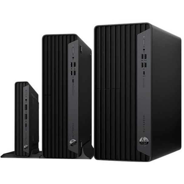 HP EliteDesk 805 G6 Desktop Computer - AMD Ryzen 5 PRO 4650GE Hexa-core (6 Core) - 16 GB RAM DDR4 SDRAM - 256 GB M.2 PCI Express NVMe SSD - Mini PC - Thumbnail 3