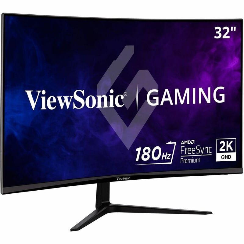 ViewSonic OMNI VX3218C-2K 32 Inch Curved 1ms 1440p 165hz Gaming Monitor with FreeSync Premium, Eye Care, HDMI and Display Port - Thumbnail 5