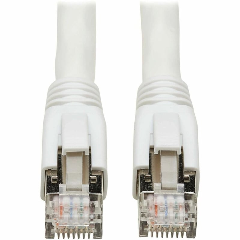 Eaton Tripp Lite Series Cat8 40G Snagless SSTP Ethernet Cable (RJ45 M/M), PoE, White, 15 ft. (4.6 m) - Thumbnail 2
