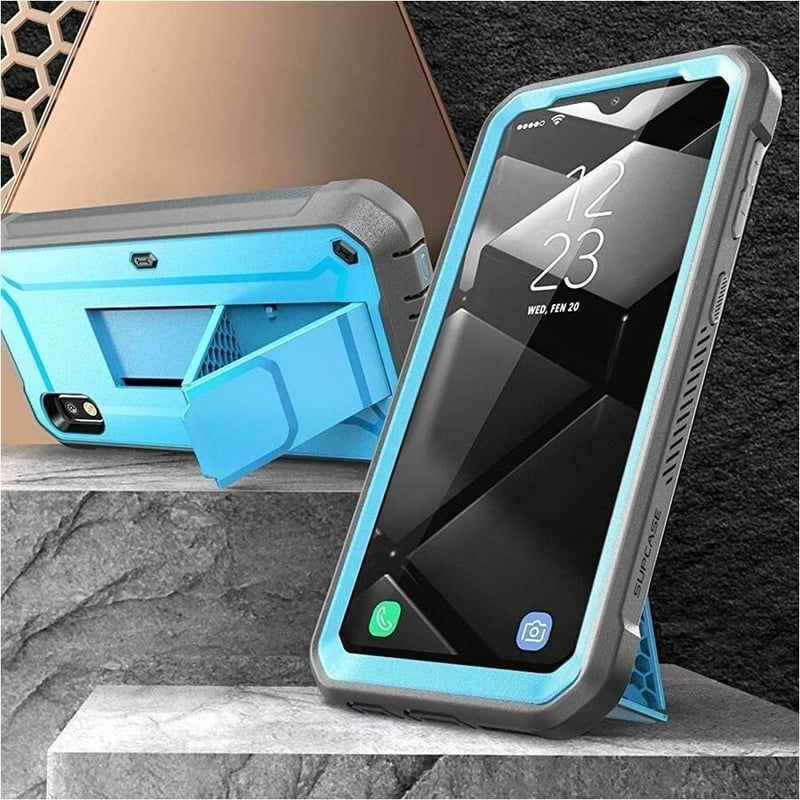 GALAXY A10E UNICORN BEETLE PRO RUGGED HOLSTER CASE-BLUE - Thumbnail 3