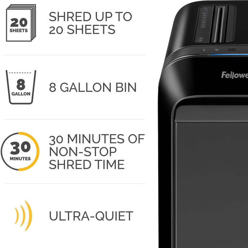 Fellowes Powershred LX220 Micro Cut Shredder - Thumbnail 2