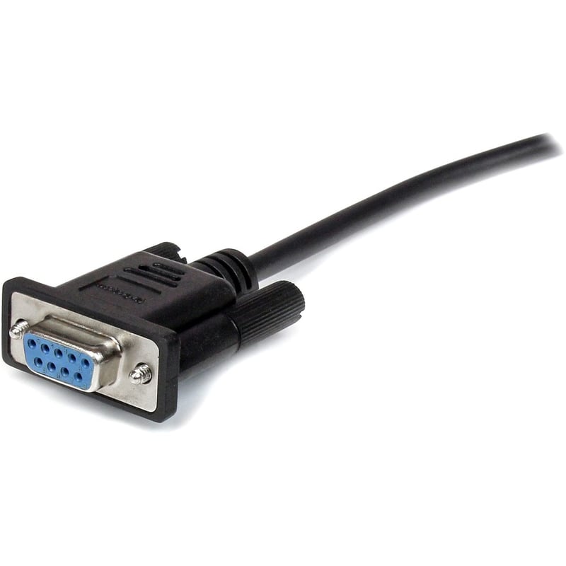 StarTech.com 1m Black Straight Through DB9 RS232 Serial Cable - M/F - Thumbnail 2