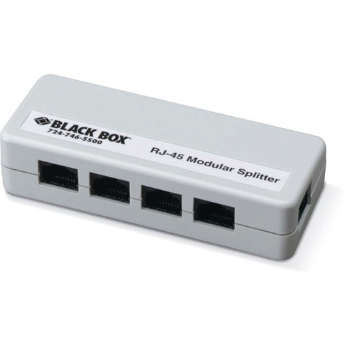 Black Box RJ-45 Modular Splitter, 5-Position, 8 x 8, Unshielded, A Pinning - Thumbnail 1