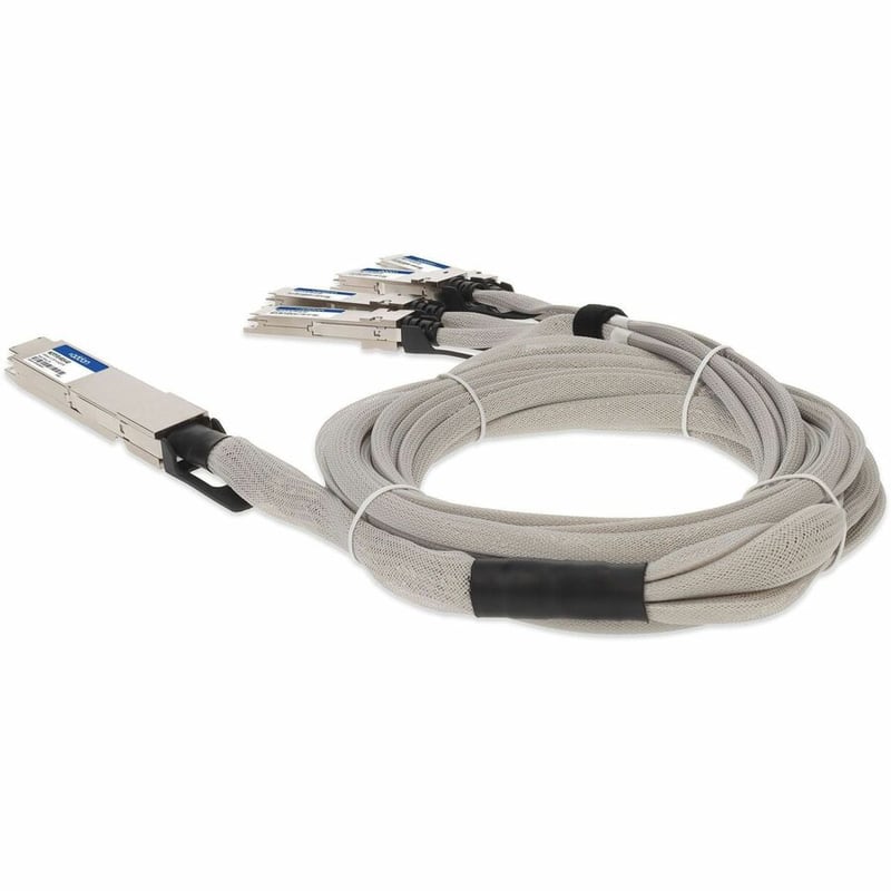 AddOn Mellanox MCP7Y70-H01A Compatible TAA 400GBase-CU OSFP to 4xQSFP56 Direct Attach Cable (Passive Twinax, 1.5m) - Thumbnail 3