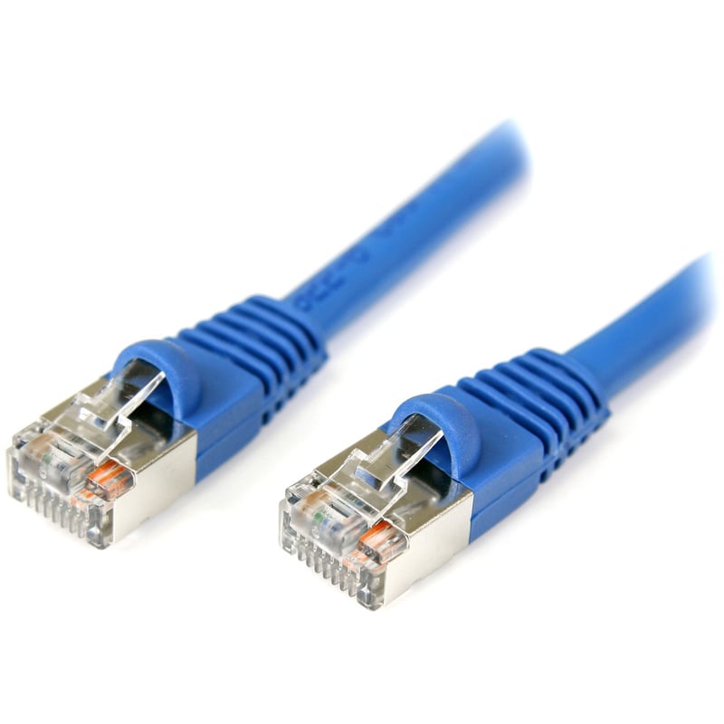 StarTech.com 15 ft Blue Snagless Shielded Cat5e Patch Cable - Thumbnail 1