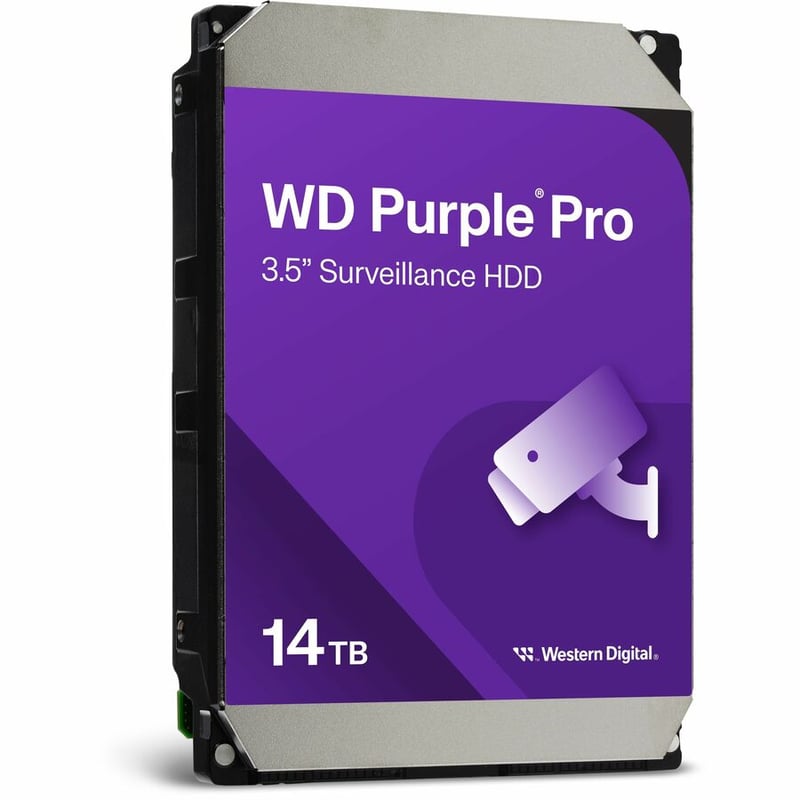WD Purple Pro WD142PURP 14 TB Hard Drive - Internal - SATA - Thumbnail 3