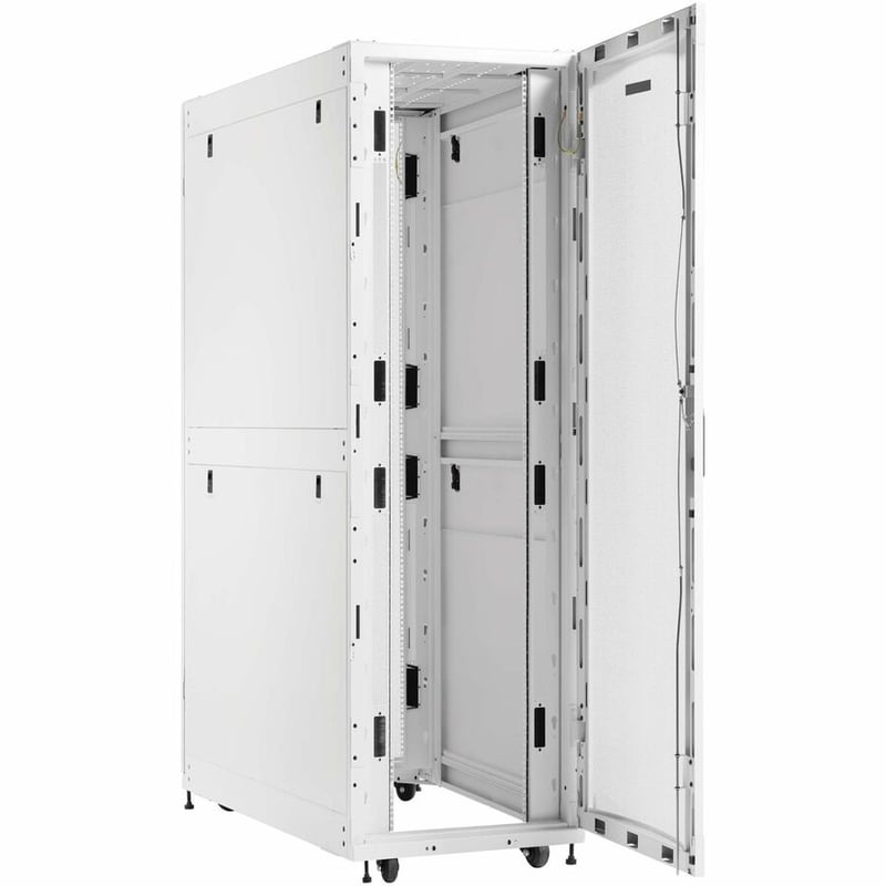 48U EXTRA-DEEP STANDARD-WIDTH HEAVYDUTY RACK FOR AI SERVERS WHITE - Thumbnail 2