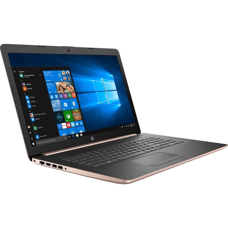 HP 17.3" Notebook - 1600 x 900 - (AMD Ryzen 3 3200U Dual-core (2 Core) 2.6 GHz) - 8 GB Total RAM - 512 GB SSD - Pale Rose Gold - Thumbnail 1
