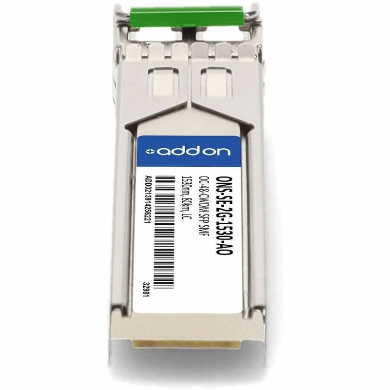 AddOn Cisco® ONS ONS-SE-2G-1530 Compatible TAA OC-48-CWDM SFP Transceiver (SMF, 1530nm, 80km, LC, -5 to +85C) - Thumbnail 4