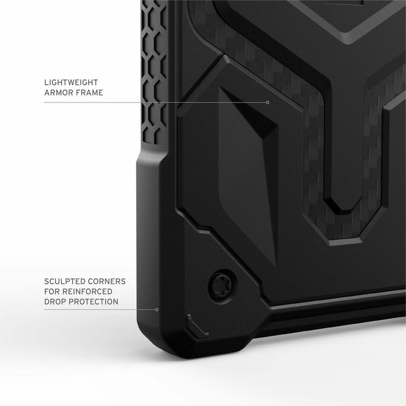 Urban Armor Gear Monarch Series Galaxy S24 Ultra Case - Carbon Fiber - Thumbnail 5