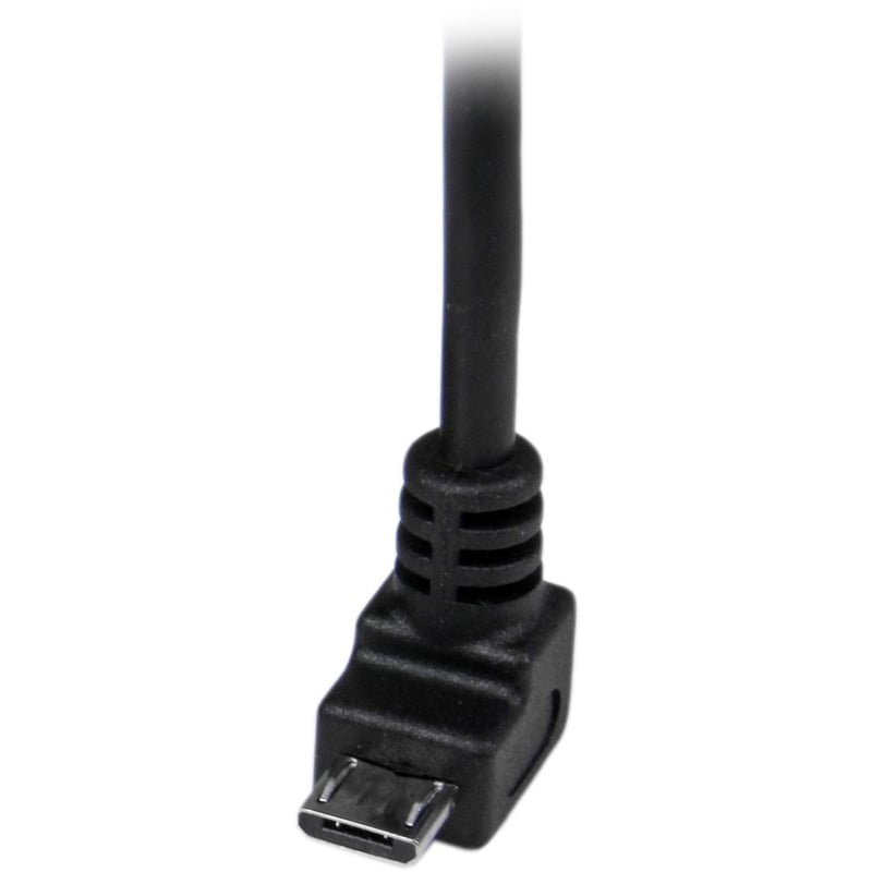 StarTech.com 2m Micro USB Cable - A to Down Angle Micro B - Thumbnail 4
