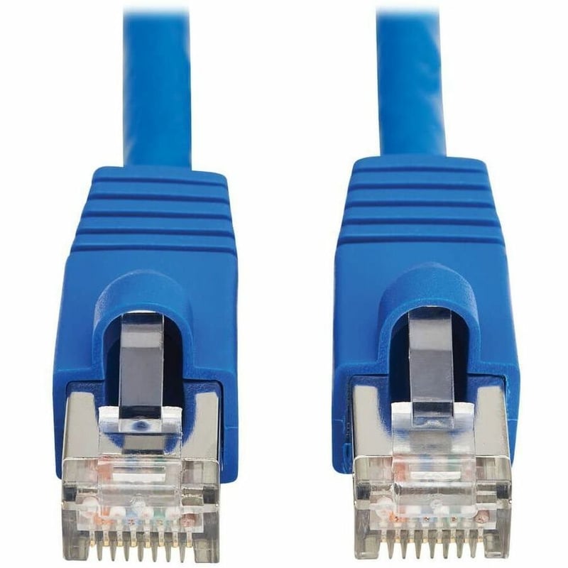 Tripp Lite series Cat8 40G Snagless SSTP Ethernet Cable (RJ45 M/M), PoE, Blue, 2 ft. (0.6 m) - Thumbnail 5