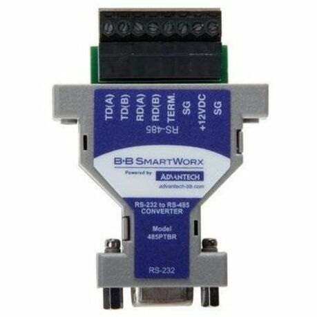 B+B SmartWorx RS-232 to RS-485 Converter with Pluggable Terminal Block - Thumbnail 2