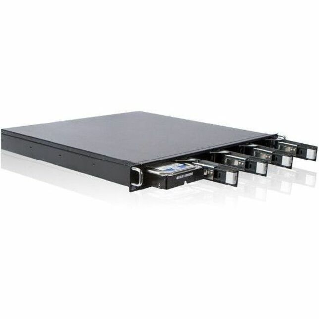iStarUSA 1U 4-Bay Trayless Storage Server Rackmount Chassis 12Gb/s HDD SFF8643 Backplane - Thumbnail 4