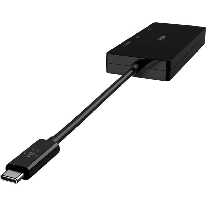 Belkin USB-C Mutiport Video Adapter, USB-C to HDMI - VGA - DVI - DisplayPort, Up to 4k at 60Hz - Thumbnail 2