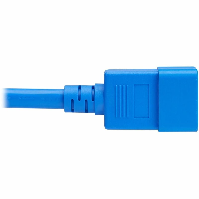 POWER CORD C20 C21 HEAVY-DUTY 20A 250V 12 AWG 6FT BLUE - Thumbnail 5