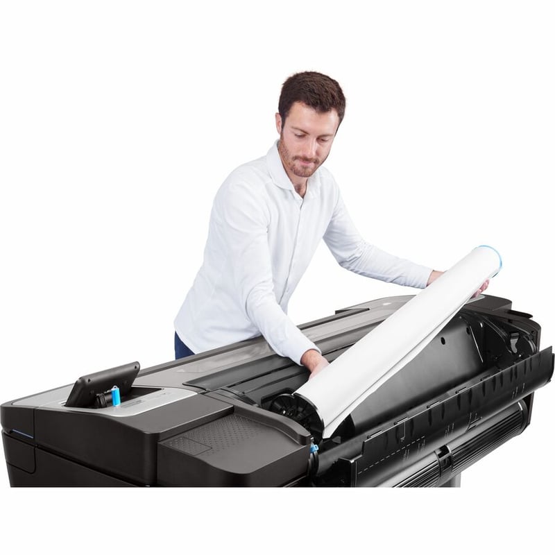 HP Designjet T1700 PostScript Inkjet Large Format Printer - 44" Print Width - Color - Thumbnail 2