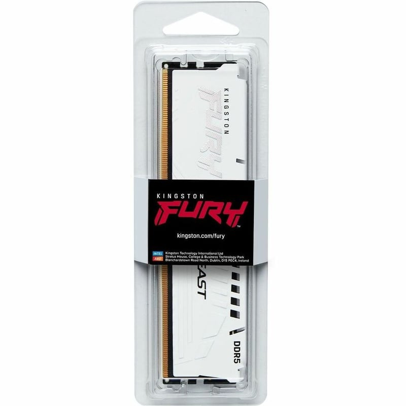 32GB 6400MT/S DDR5 CL32 DIMM FURY BEAST WHITE EXPO - Thumbnail 2
