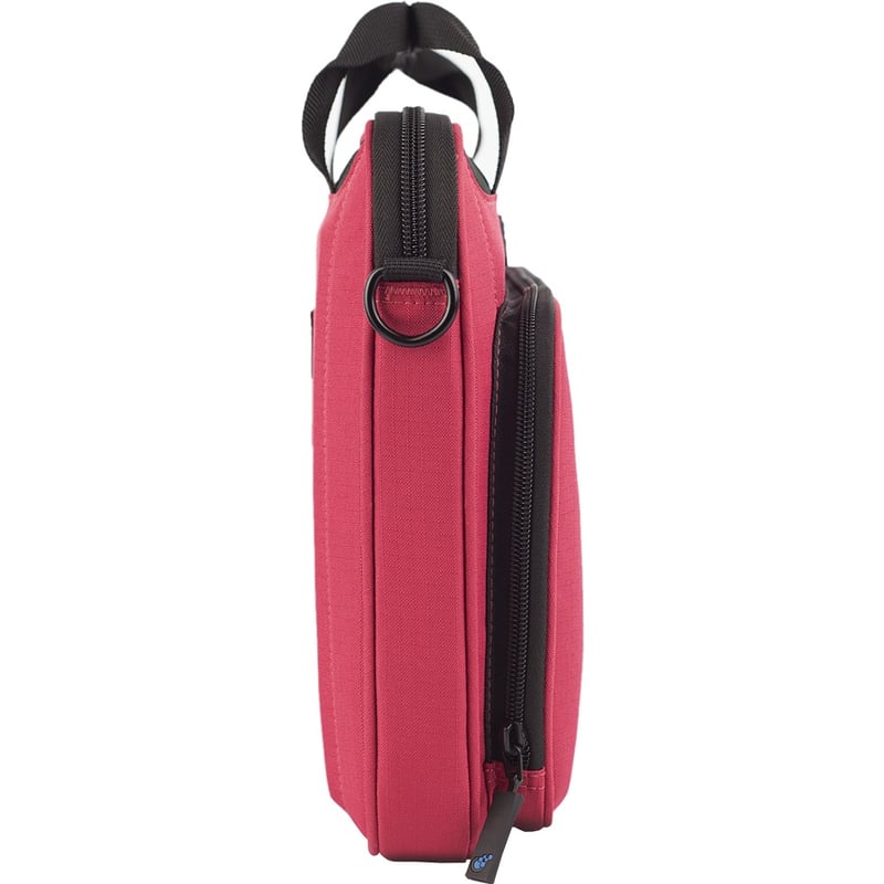 TechProducts360 Vault Carrying Case for 12" Notebook - Red - Thumbnail 4