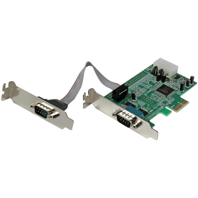 StarTech.com 2 Port Low Profile PCI Express Serial Card - 16550 - Thumbnail 1