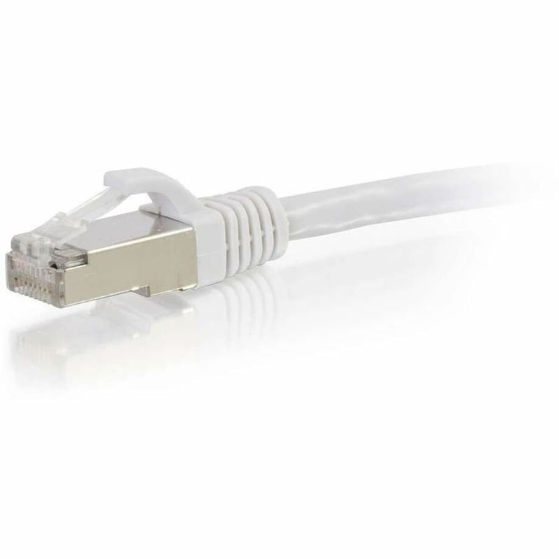 8FT CAT6 WHITE SNAGLESS SHIELDED PATCH CABLE - Thumbnail 2