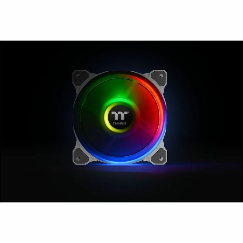Thermaltake Riing Quad 12 RGB Radiator Fan TT Premium Edition 3 Pack - White - 3 Pack - Thumbnail 3