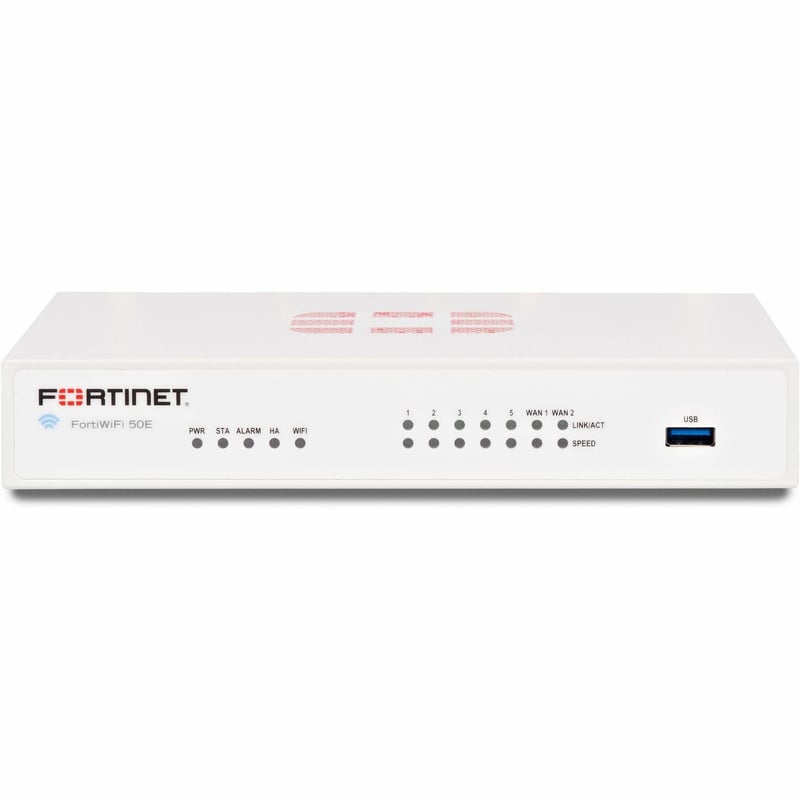 Fortinet FortiWifi FWF-50E Network Security/Firewall Appliance - Thumbnail 1