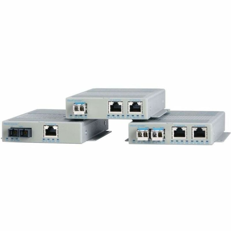 POE MEDIA CONVERTER 100W ST SM 1310 12KM US AC -40 TO 60C