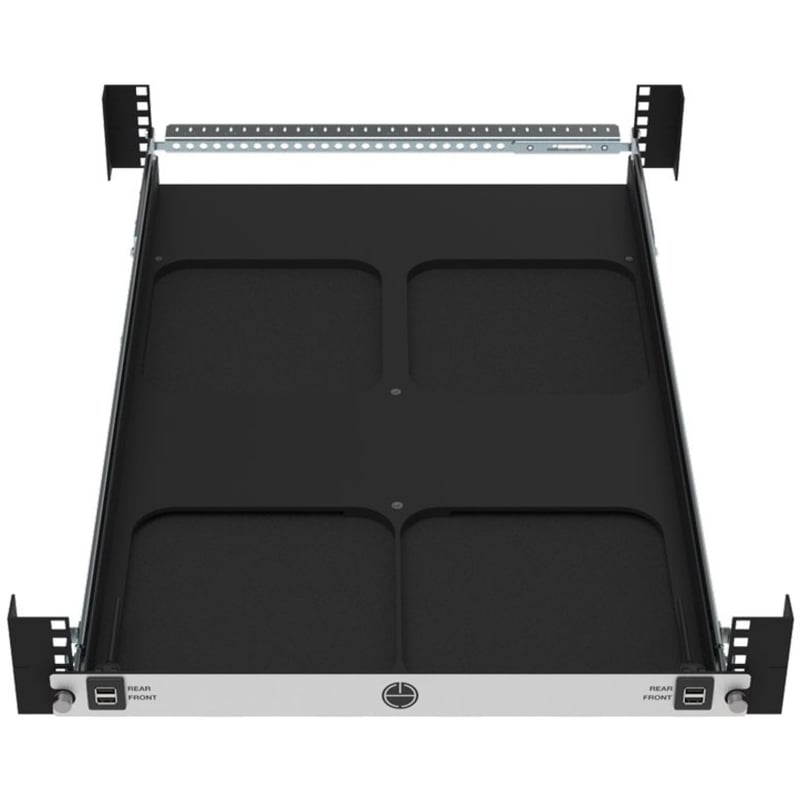 Rack Solutions 1U Mini Rack Access Tool-Less Shelf for Four Apple Mac Mini with USB - Thumbnail 4