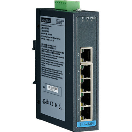 Advantech 5-Port Ethernet Switch w/ Wide Temp - Thumbnail 2