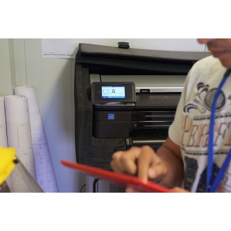 HP Designjet T830 Inkjet Large Format Printer - Includes Printer, Copier, Scanner - 24" Print Width - Color - Thumbnail 2