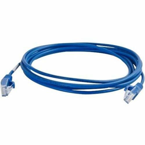 Quiktron Q-Series 28 AWG CAT6 Patch Cable, Blue, 12 FT