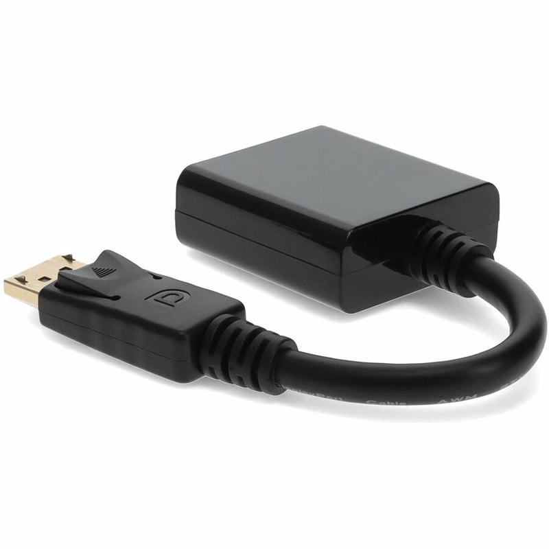 5PK Lenovo 45J7915 Compatible DisplayPort 1.2 Male to DVI-I (29 pin) Female Black Adapters Which Requires DP++ For Resolution Up to 2560x1600 (WQXGA) - Thumbnail 3