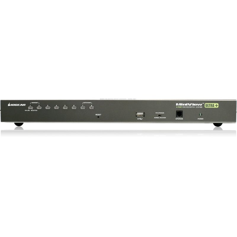 IOGEAR 8-Port USB PS/2 Combo VGA KVM Switch with Cables - Thumbnail 2