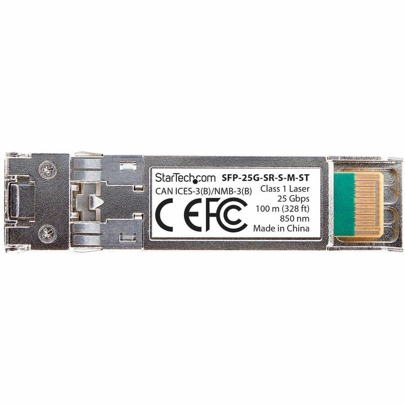 StarTech.com MSA-Compliant SFP-25G-SR-S SFP28 Module, 25Gb Multimode Fiber (MMF), 25GBASE-SR LC Transceiver, 850nm, 100m (328ft), DDM/DOM - Thumbnail 4