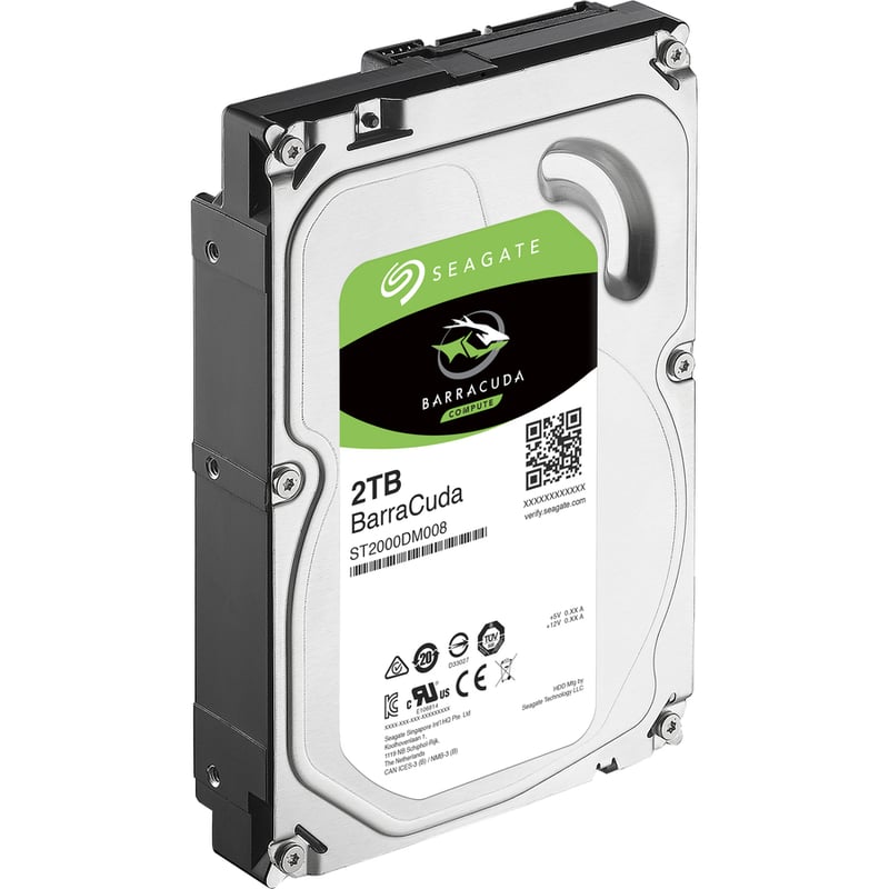 Seagate BarraCuda ST2000DM008 2 TB Hard Drive - 3.5" Internal - SATA (SATA/600) - Thumbnail 3