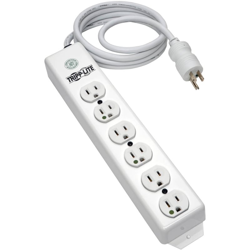 Tripp Lite by Eaton Safe-IT Medical-Grade Power Strip UL 1363 6x Hospital-Grade Outlets Antimicrobial 6 ft. Cord - Thumbnail 4