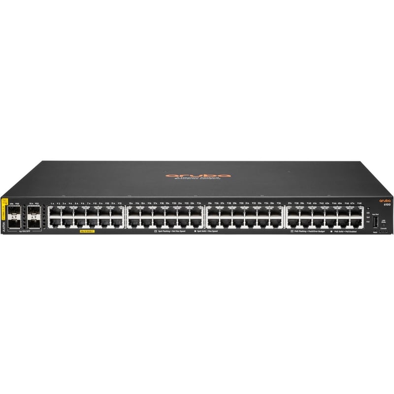ARUBA 6100 48G CL4 4SFP+ SWCH NO LOC PL-WB - Thumbnail 1