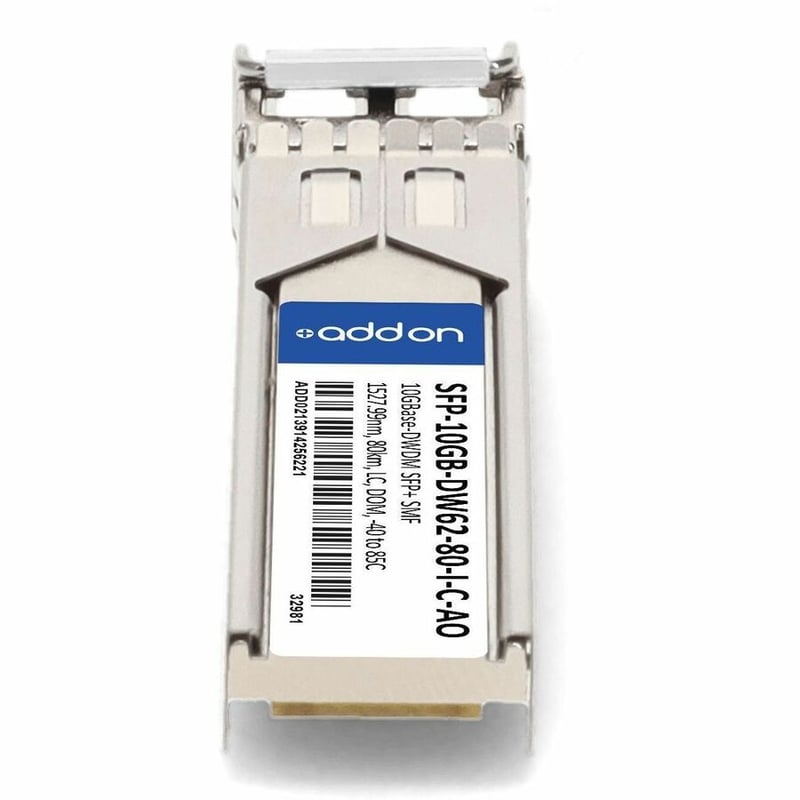 AddOn Cisco® Compatible TAA 10GBase-DWDM SFP+ Transceiver C-Band 50GHz (SMF, 1527.99nm, 80km, LC, DOM, -40 to 85C) - Thumbnail 4