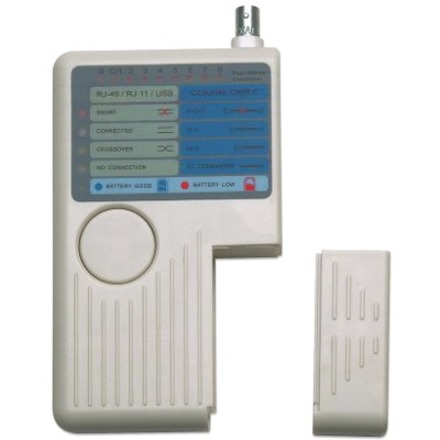 INTELLINET 4-IN-1 CABLE TESTER RJ-11, RJ-45, USB AND BNC - Thumbnail 3