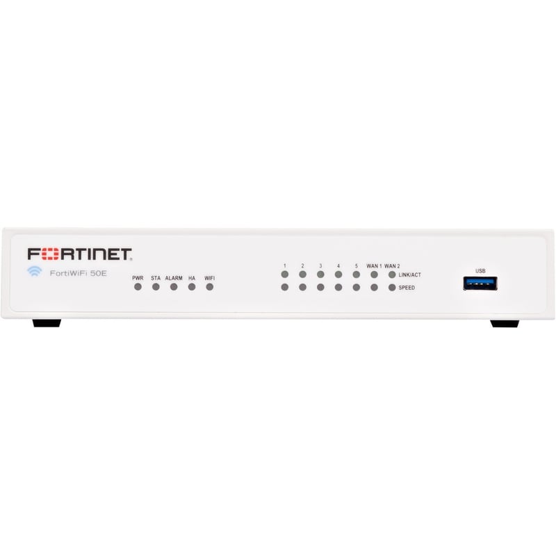Fortinet FortiWifi FWF-50E Network Security/Firewall Appliance - Thumbnail 1