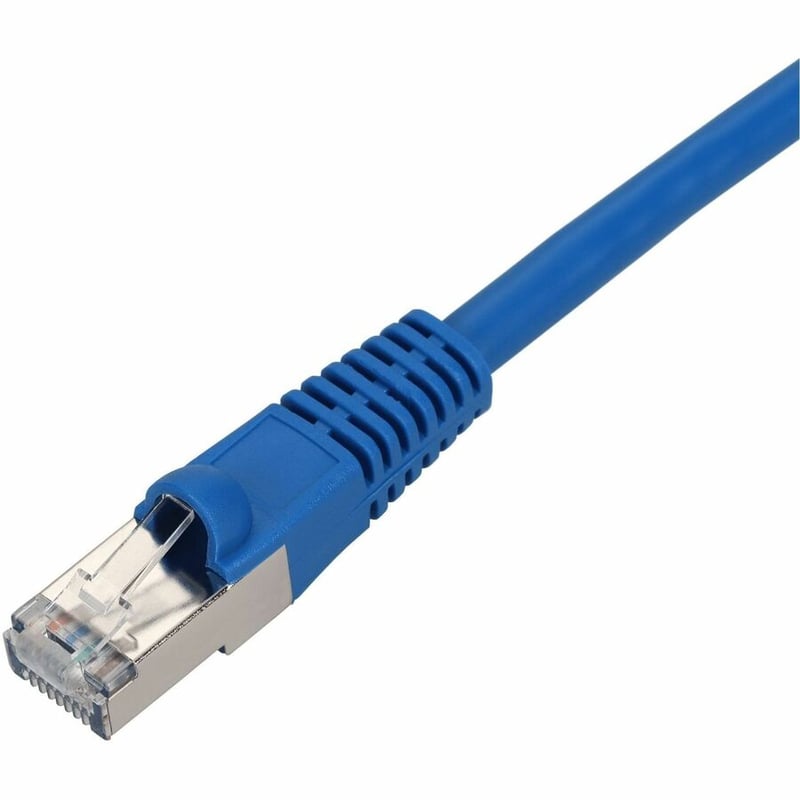 AddOn 25-Pack 3ft Blue CAT 7 Shielded (S/FTP) PVC Ethernet Cable Snagless Bubble Boot RJ-45 M/M Bulk Bag Packaged, No Twist Ties - Thumbnail 2